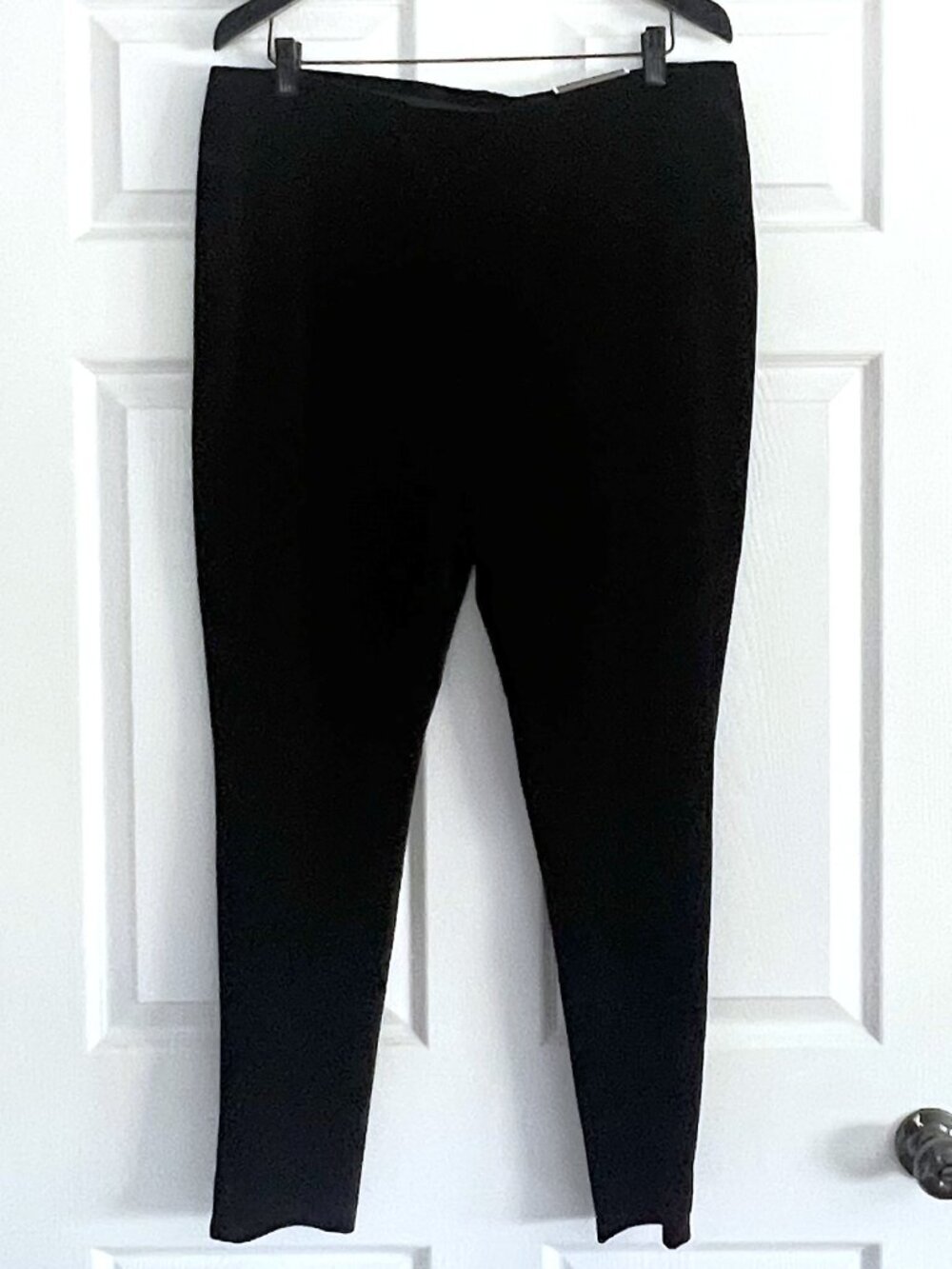 Chico's The Ultimate Fit black velvet pull on legging pants size 3 (XL) NWT